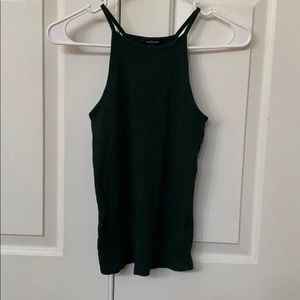 Dark green tank top